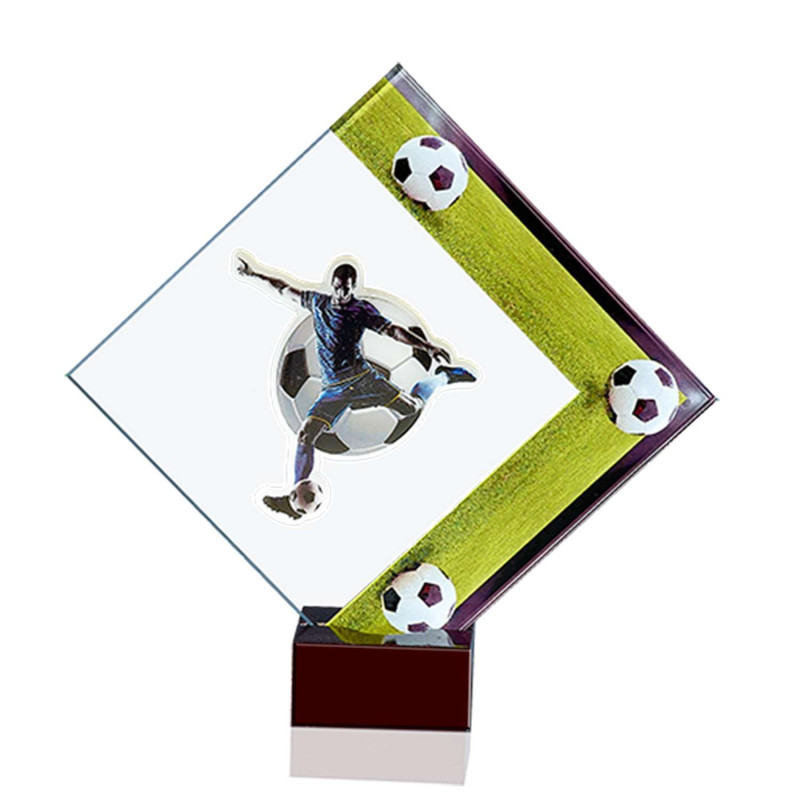 Trophée Verre Football F-14102 MJ