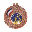 Médaille Flamme olympique tricolore F-Q048