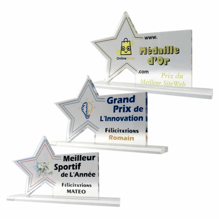 Trophée Création Acryglass Grandprix